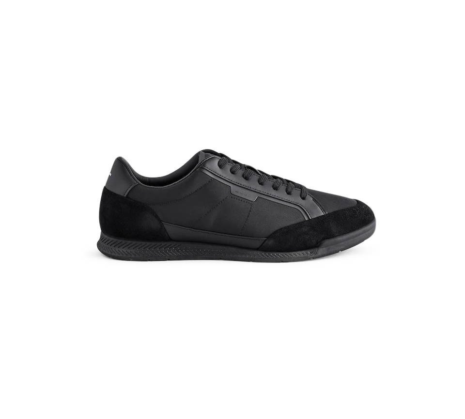 Vivi Sports Hugo Boss Nitan Trainers – Men’s Sneakers in Black, UK Size 6-11 – Sleek and Modern Design with Cushioned Insole and Durable Outsole – Ideal for Everyday Wear, Smart-Casual Outfits, and Streetwear with Signature BOSS Style