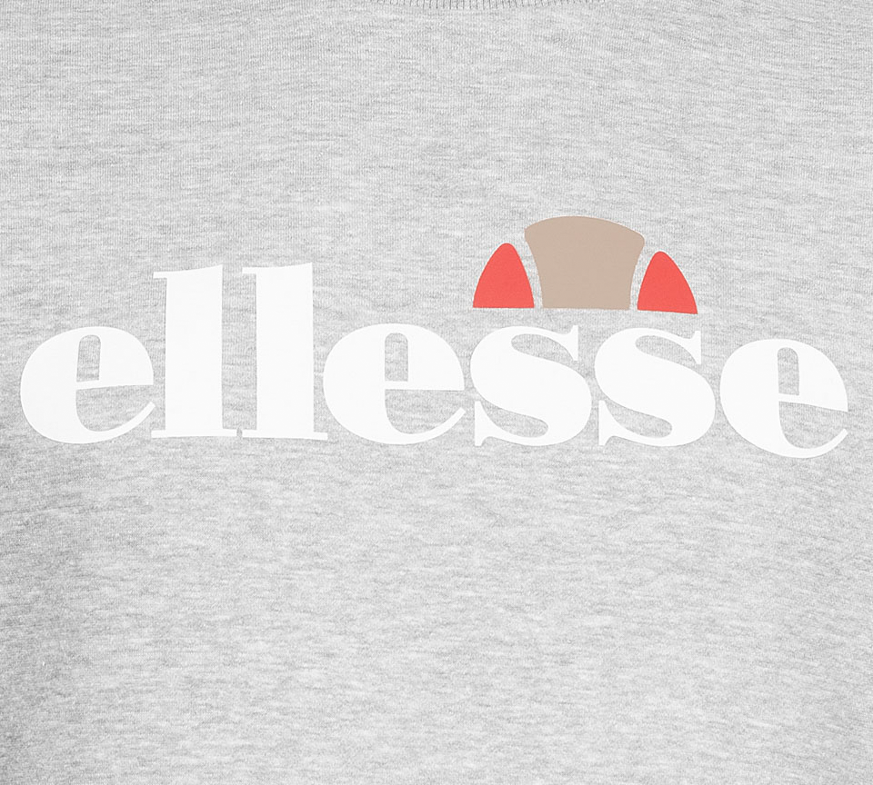 Ellesse Kanya Sweatshirt Light Grey Marl UK S-2XL