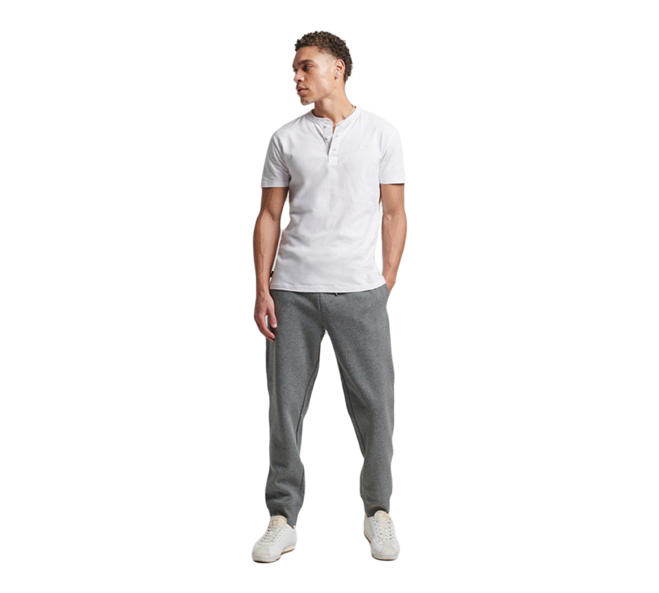 Superdry Herren-Jogginghose mit Vintage-Logo-Stickerei, Rot, UK, S-2XL