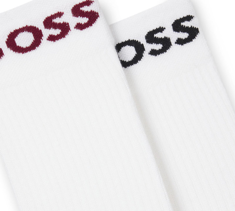 Hugo Boss Two Pack Of Cotton-Blend Socks
