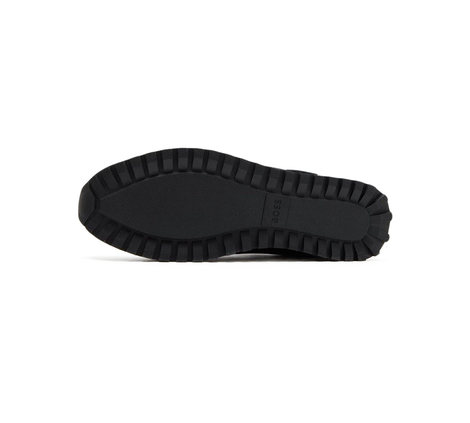 Vivi Sports Hugo Boss Parkour Run Trainers – Men’s Sneakers in Black, UK Sizes 6 to 11 – Lightweight and Stylish Design with Cushioned Sole for Everyday Comfort – Ideal for Casual Wear, Travel, and Urban Streetwear Looks