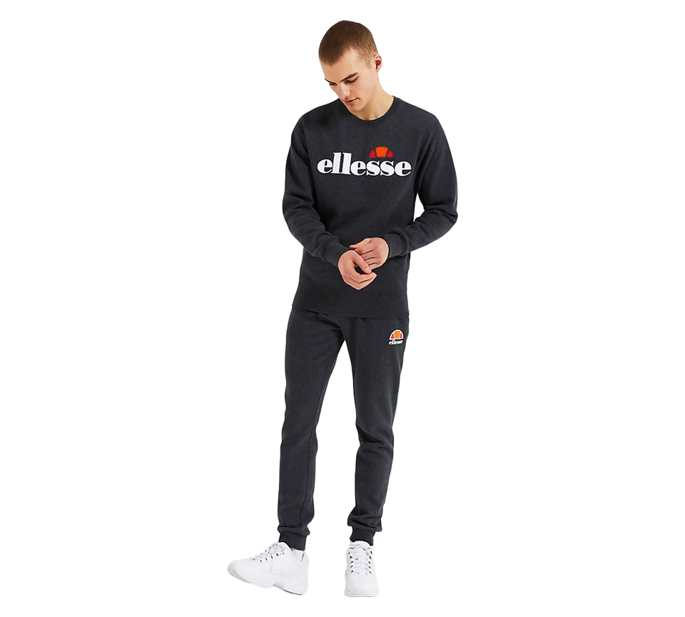 Ellesse Kanya Sweatshirt Dark Grey Marl UK S-2XL