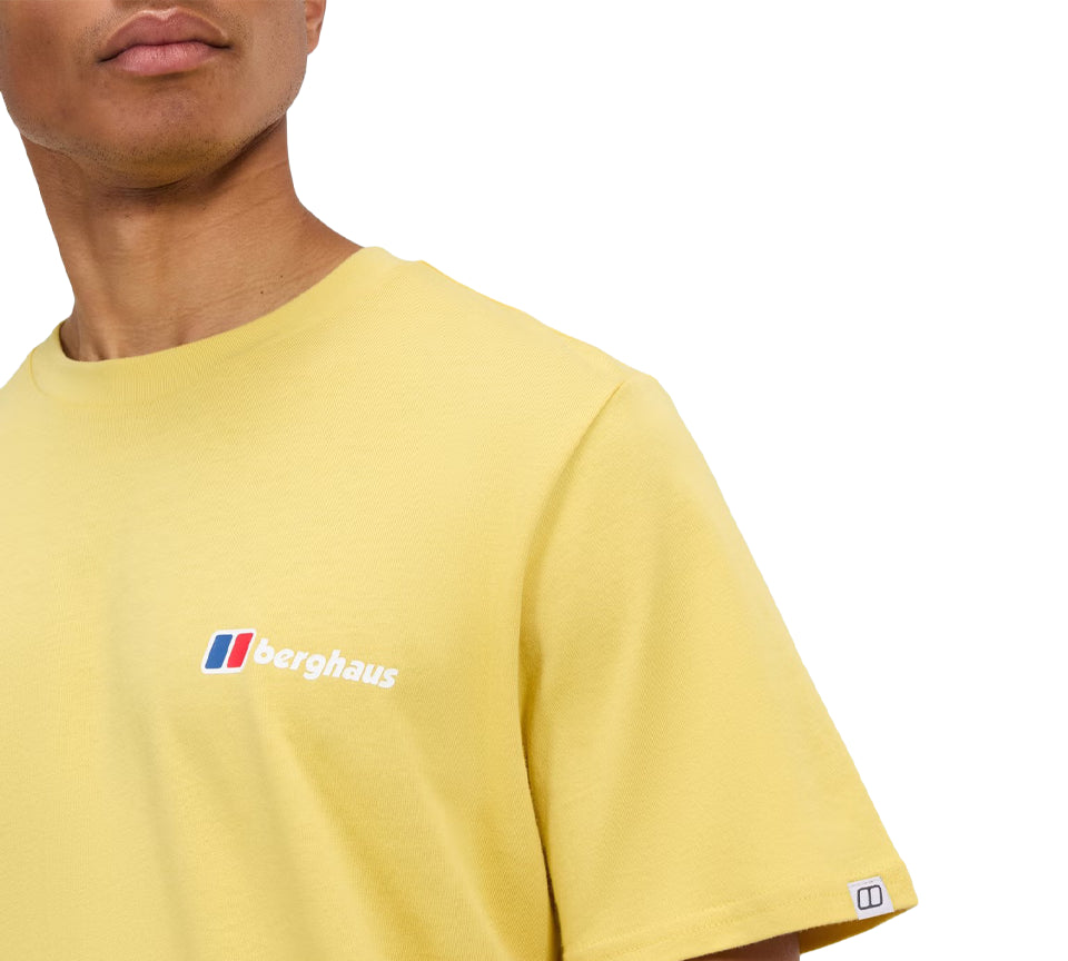 Berghaus Class Logo Tee Yellow UK S-2XL