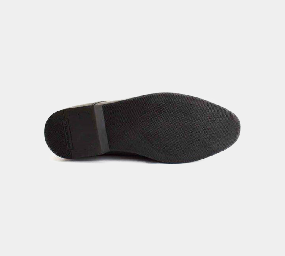 BASE London Orbit Waxy Black Shoes UK 6