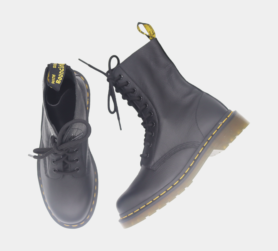 Dr. Martens 1460 Pascal Virginia Leather 22524001 Stiefel Schwarz UK 3-8
