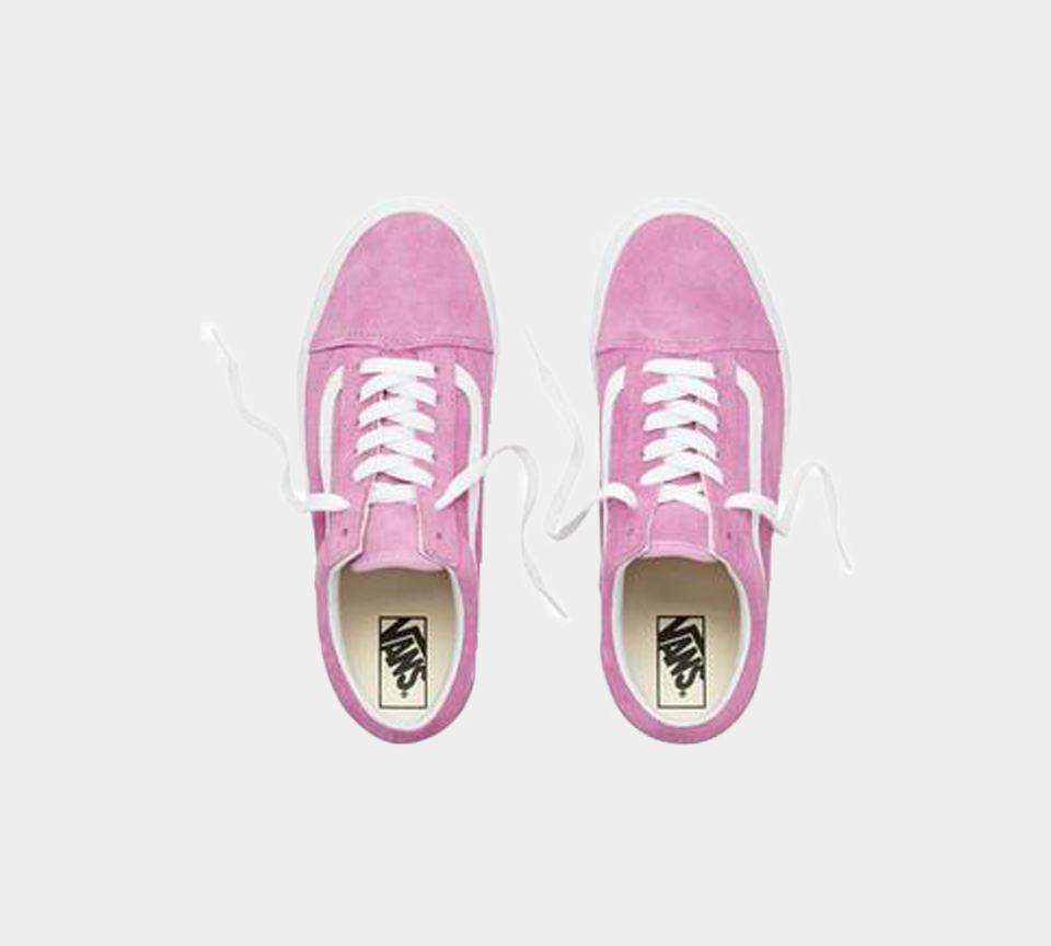 Vans Wildleder Old Skool Schuhe Damen Violett/True White UK 3-9