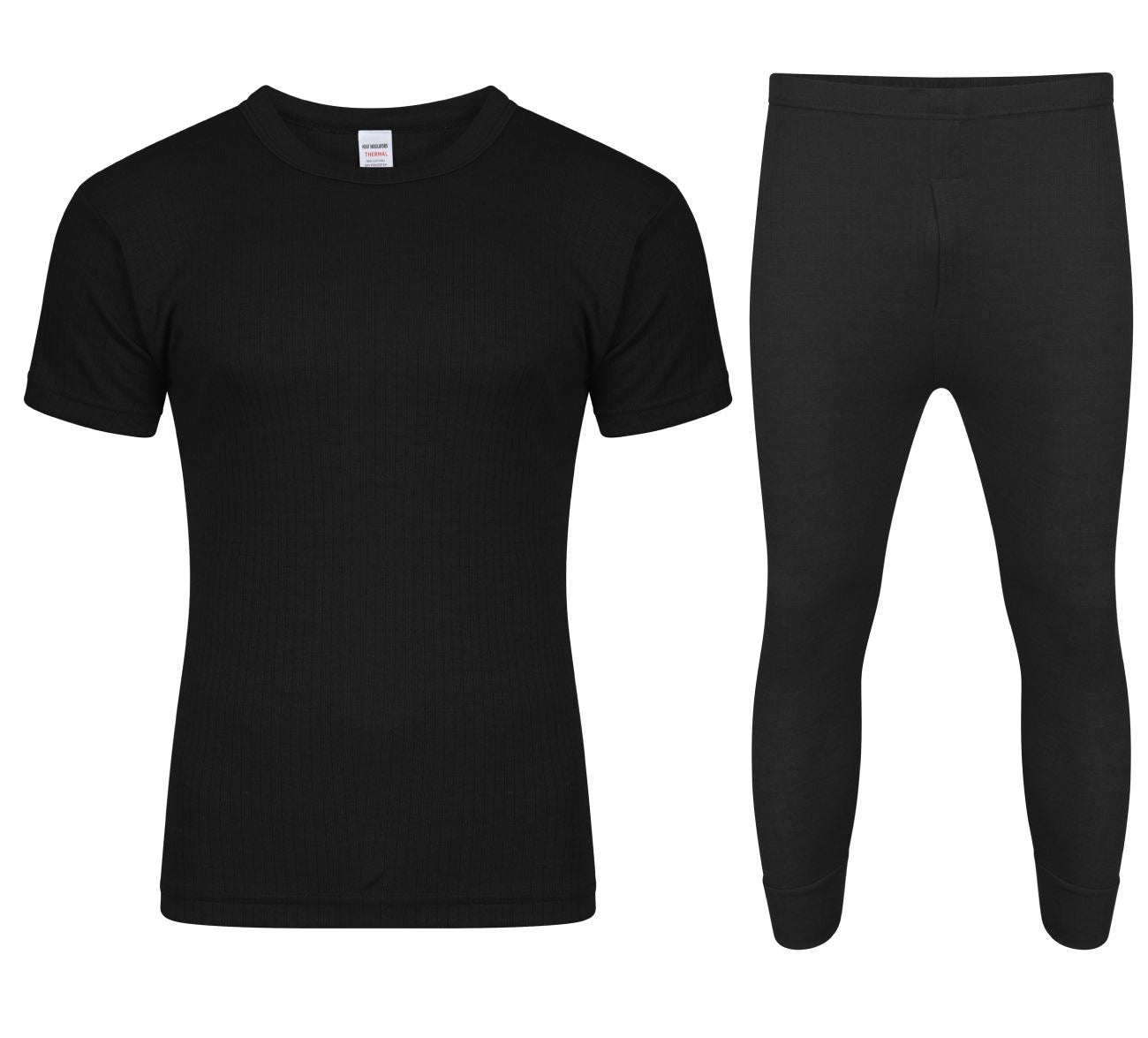 VOLLSTÄNDIGES SET SCHWARZ MIT KURZARM-T-SHIRT