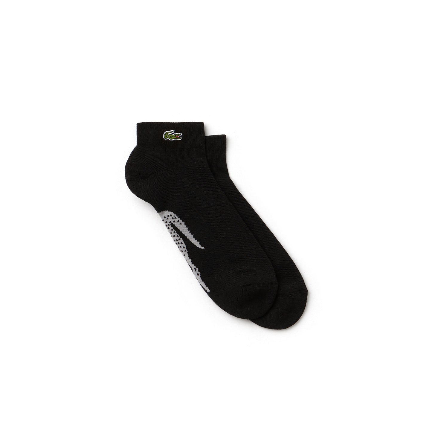 Lacoste (RA9770 00 SNP 4) Chaussettes de sport hautes qualités 100 % authentiques - Noir