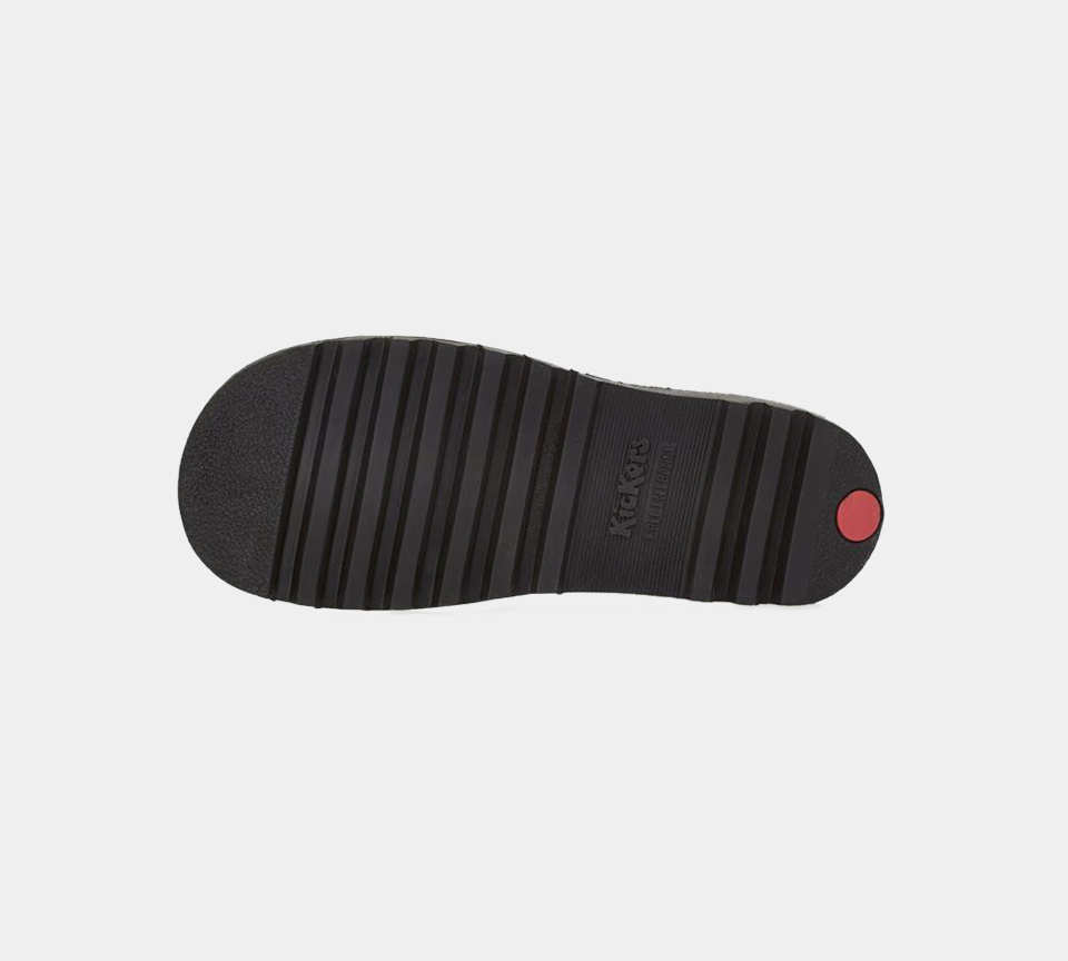 Kickers Kick Hi Black Patent UK