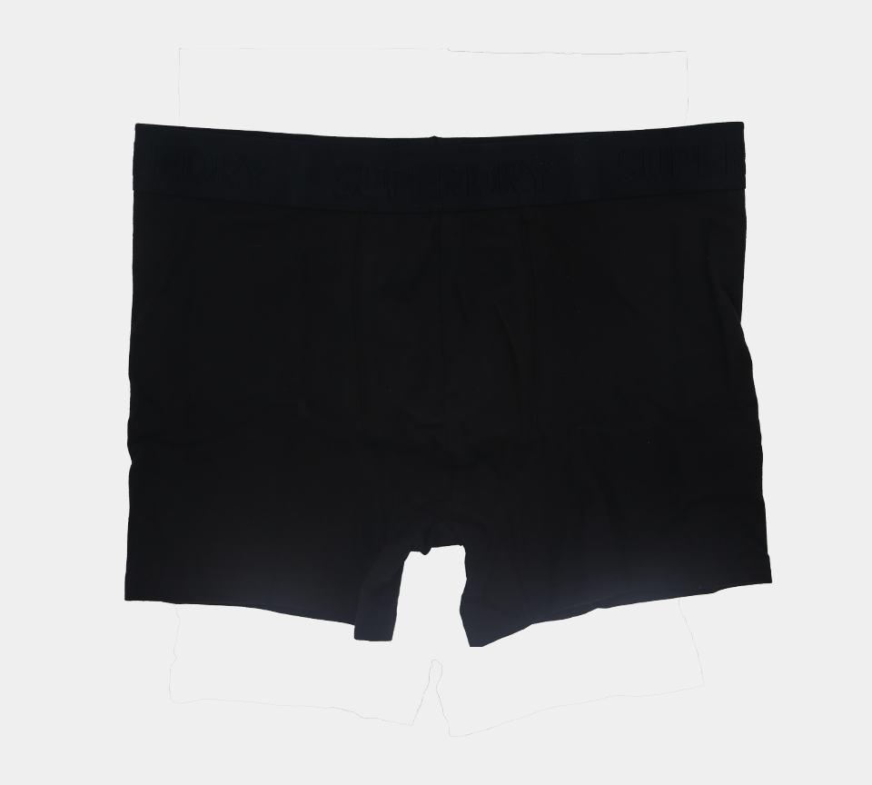 Superdry Bio-Baumwolle M3110082A DNX Dreierpack Boxershorts Schwarz S-XL
