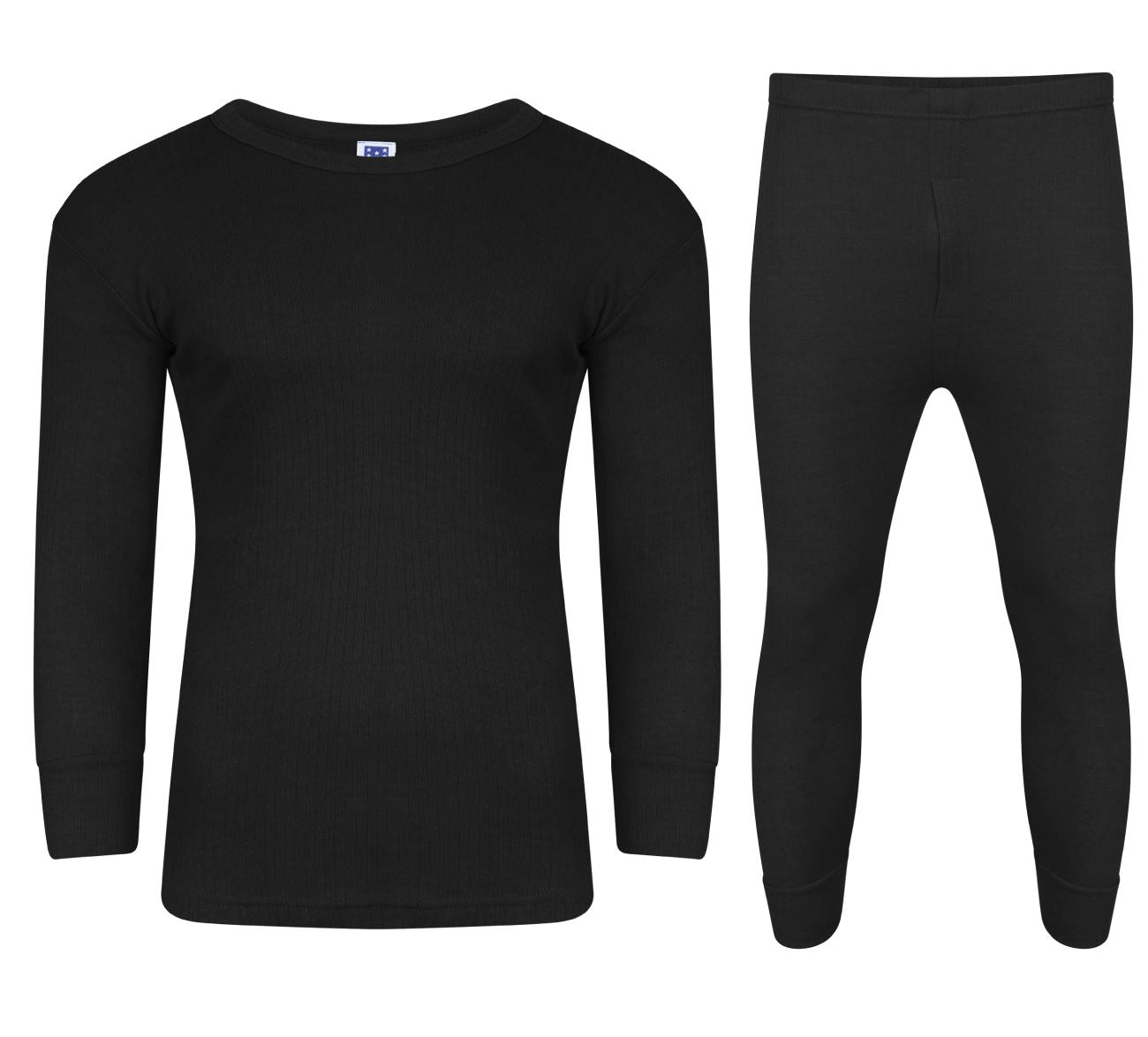 VOLLSTÄNDIGES SET SCHWARZ MIT LANGÄRMELIGEM T-SHIRT