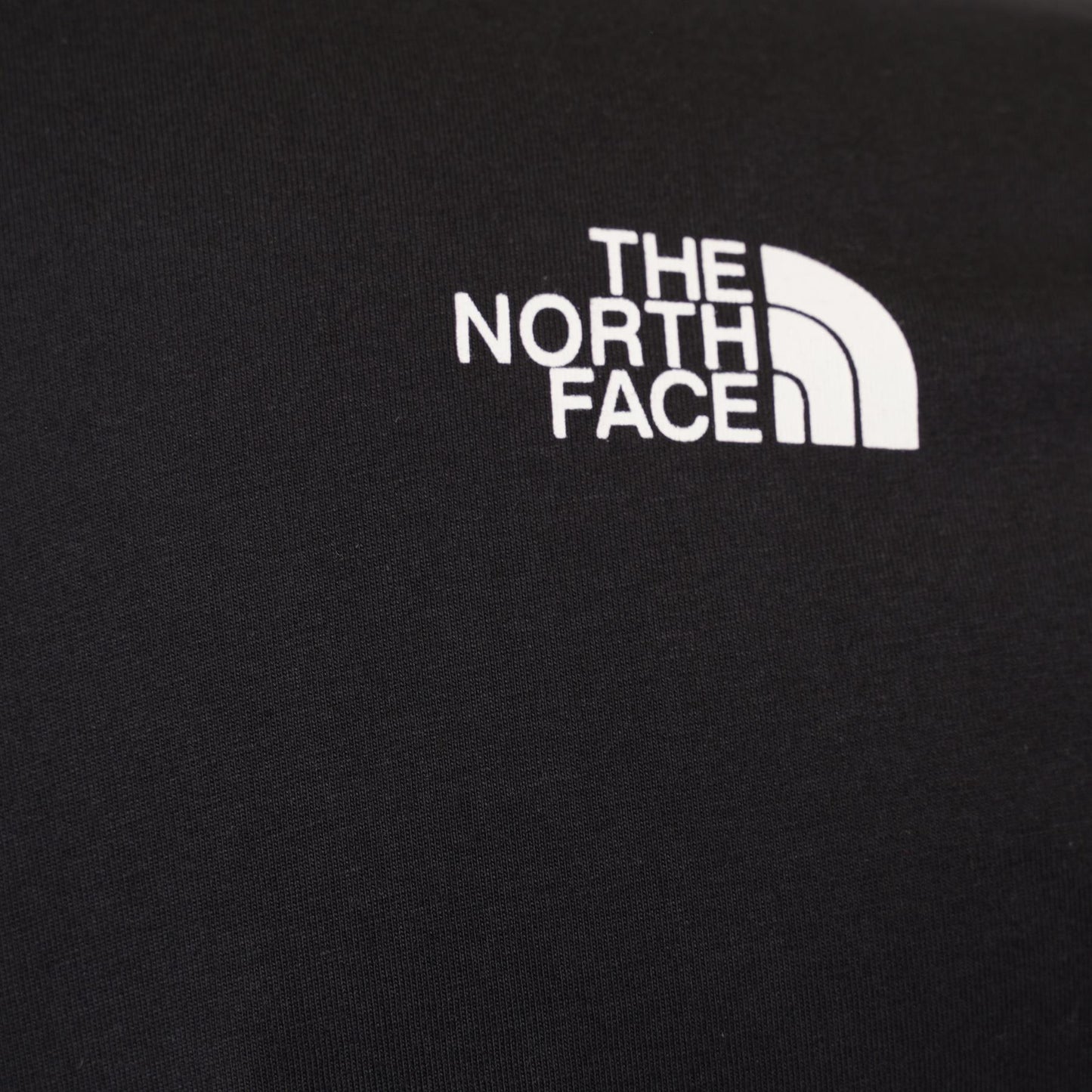 T-shirt de sport avec logo en coton Simple Dome The North Face - Noir