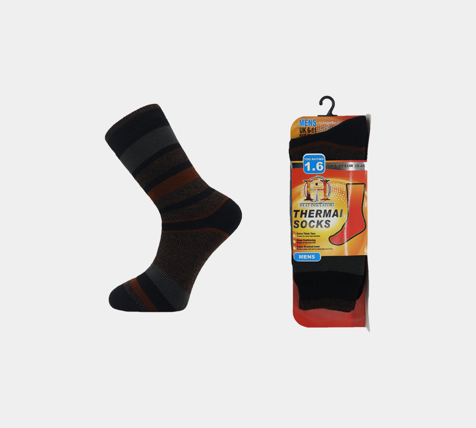 Mens Thermal M10817 Brown 1 Pair