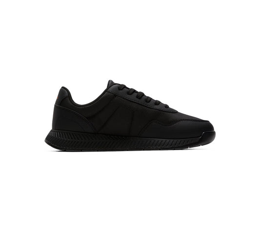 Vivi Sports Hugo Boss Titanium Trainers – Men’s Sneakers in Black, UK Sizes 6 to 11 – Sleek and Lightweight Design with Cushioned Insole for All-Day Comfort – Perfect for Smart-Casual Looks, Daily Wear, and Signature BOSS Street Style