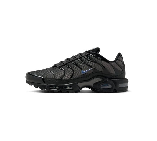 Vivi Sports Nike Air Max TN Plus Trainers – Black/Cave Stone Colorway in UK Sizes 6 to 12 – Features Tuned Air Cushioning and Supportive Fit – Iconic Wavy Design with Durable Mesh Upper – Ideal for Running, Training, or Everyday Urban Streetwear Style Wal