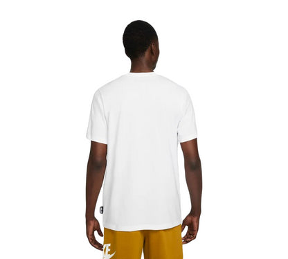 Nike Big Swoosh Tee White UK S- 2XL