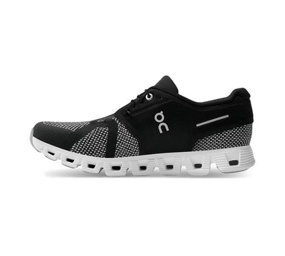 ON Cloud 5 Combo Trainers Black Alloy UK 4-5
