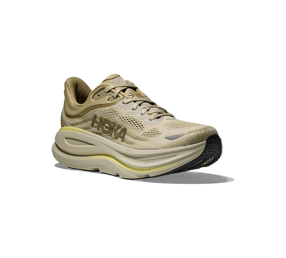Hoka Mens Bondi 9 Grassland/Oyster Mushroom UK 7-11