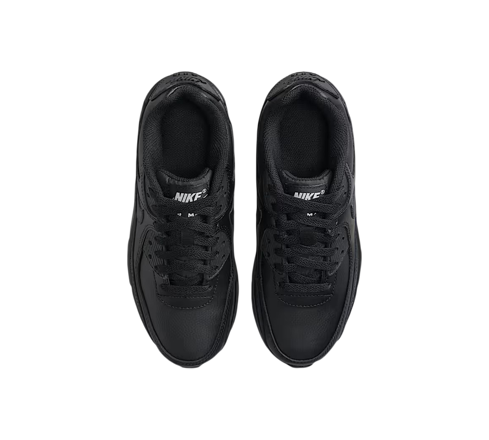 Nike Air Max 90 LTR Black White UK 3Y- 6Y