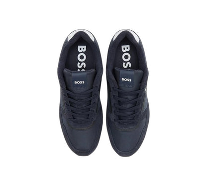 Vivi Sports Hugo Boss Parkour Run Trainers – Men’s Sneakers in  Dark Blue, UK Sizes 6 to 11 – Lightweight and Stylish Design with Cushioned Sole for Everyday Comfort – Ideal for Casual Wear, Travel, and Urban Streetwear Looks
