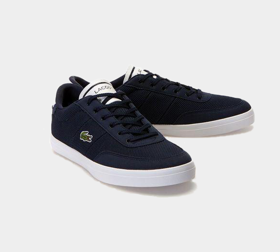 LACOSTE COURT-MASTER 118 1 CAM CANVAS TRAINERS