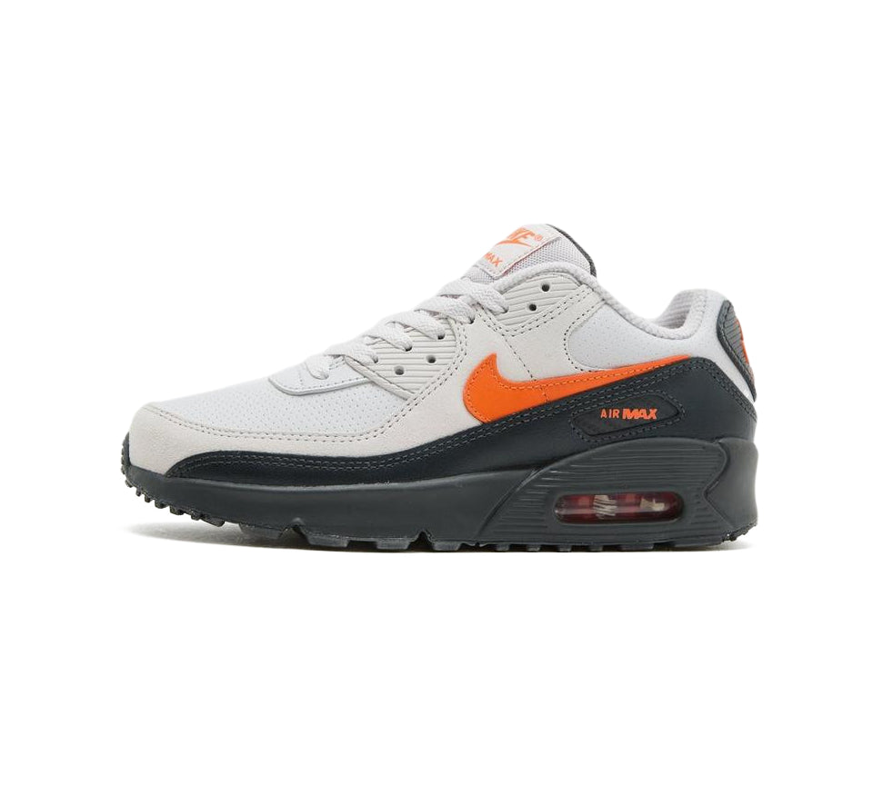 Nike Air Max 90 SE (GS) Vast Grey/Safety Orange UK 3Y-6Y