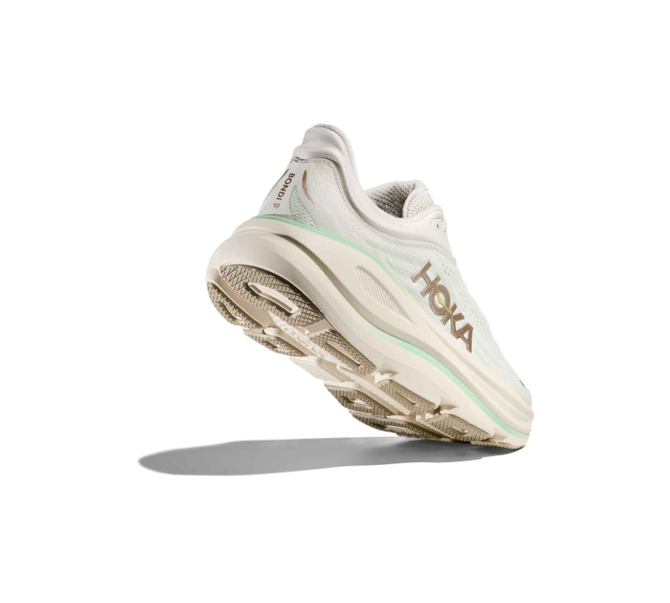 Hoka Womens Bondi 9 Truffle Salt/Sea Glass UK 4-8
