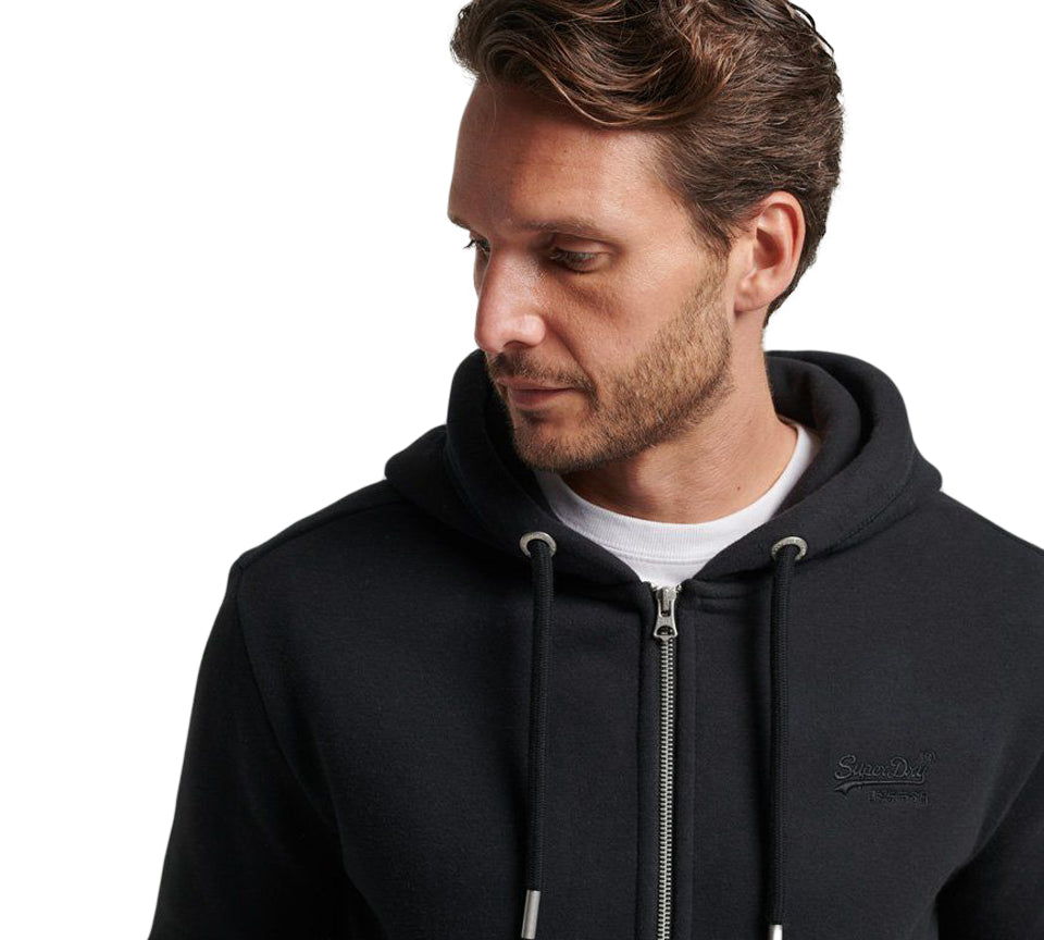 Superdry Vintage Logo Embroidered Zip Hoodie