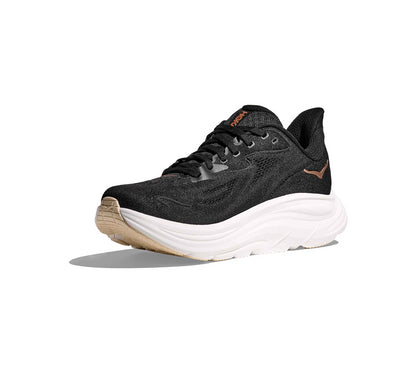 Hoka Women Clifton 10 Trainers Black/Rose Gold UK 4-7.5