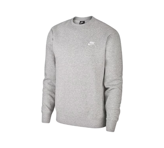 Nike Club Fleece Sweatshirt Drk Grey Heather UK S-XL