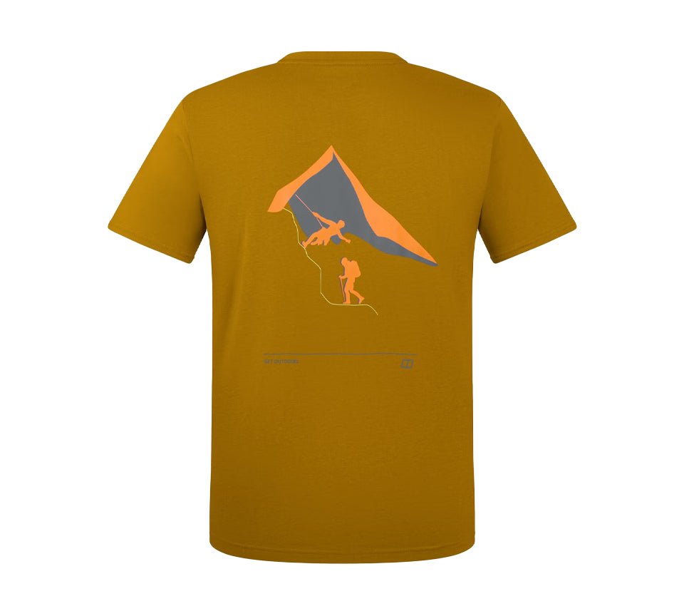 Berghaus Grappled Tee Brown UK S-2XL