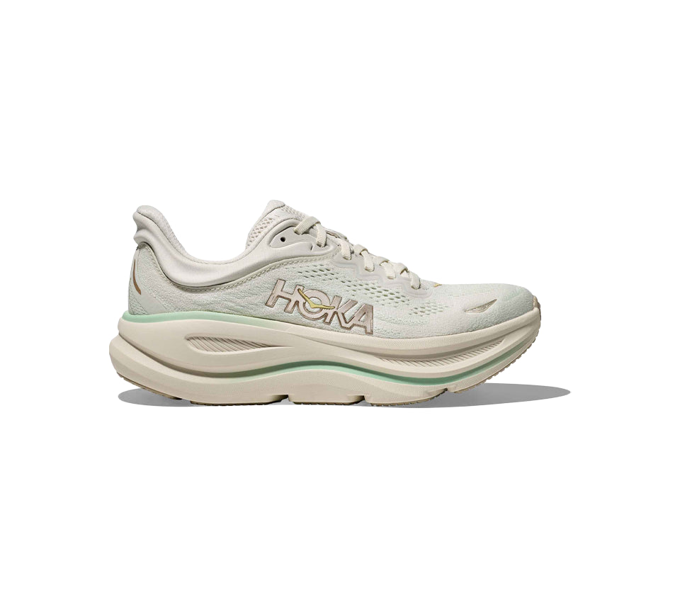 Hoka Womens Bondi 9 Truffle Salt/Sea Glass UK 4-8
