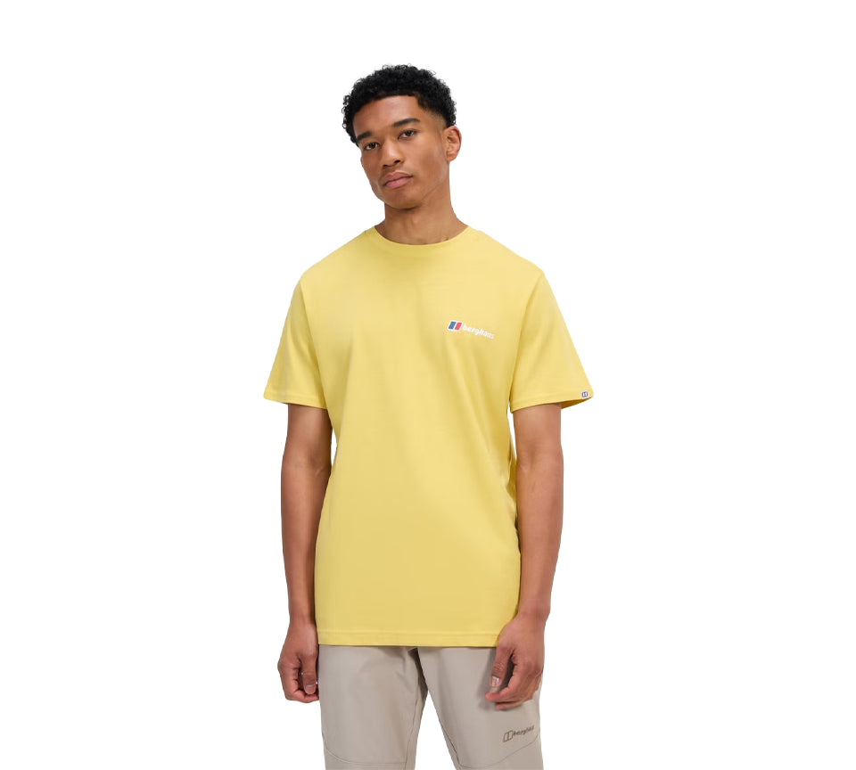 Berghaus Class Logo Tee Yellow UK S-2XL