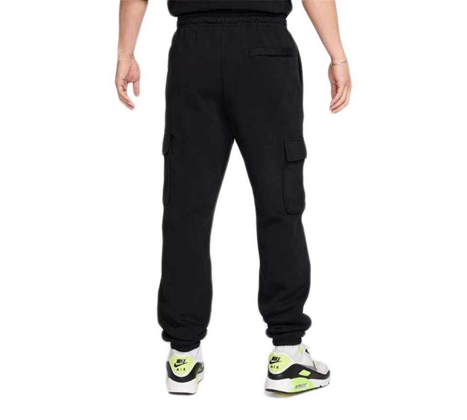 Nike Club Fleece Cargo Joggers Black UK S-XL