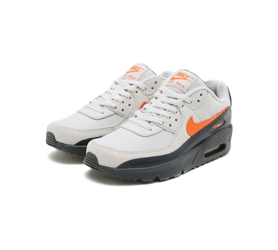 Nike Air Max 90 SE (GS) Vast Grey/Safety Orange UK 3Y-6Y