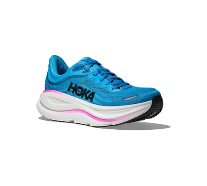 Hoka Womens Bondi 9 Skyward Blue/Neon fuchsia UK 4-8
