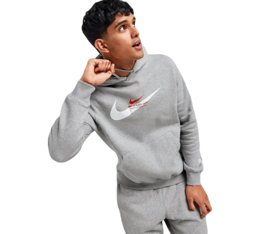 Nike Athletic Hoodie Grey UK S-XL