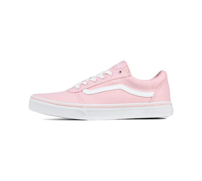 Vans Ward VN0A3TFWVUZ1 Canvas Lace Up Trainers Pink UK 4-5