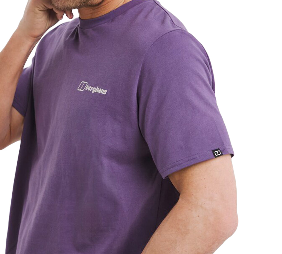 Berghaus Rolling Peaks Tee Purple UK S-2XL