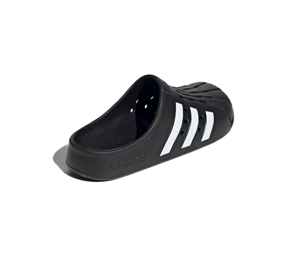 Adidas Adilette Clogs Black White UK 4-13