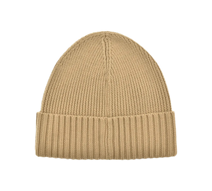 Hugo Boss Beanie Hat In Virgin Wool With Logo