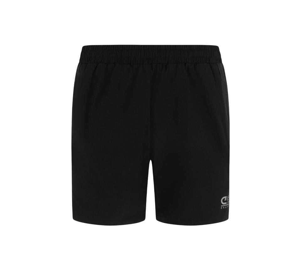 Vivi Sports Cruyff Flame Shorts – Men’s Athletic Shorts in Black, Available in UK Sizes S to 2XL – Lightweight and Comfortable Fit with Elastic Waistband – Ideal for Sports, Training, or Everyday Streetwear – Stylish and Functional Design