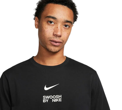 Nike Big Swoosh Tee Black UK S-2XL