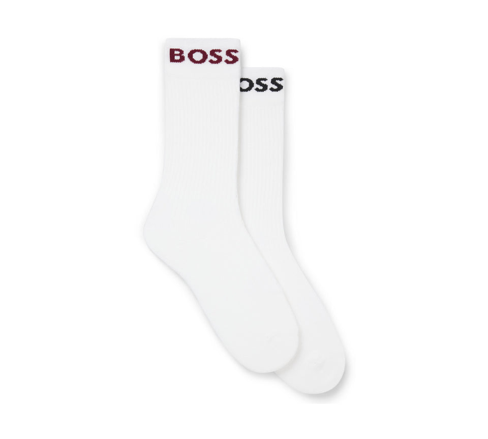 Hugo Boss Two Pack Of Cotton-Blend Socks