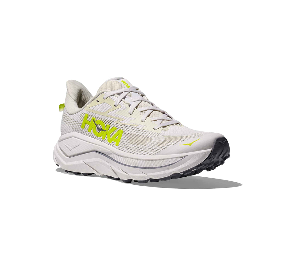 Hoka Mens Challenger 8 Trainers White/Neon UK 7-11