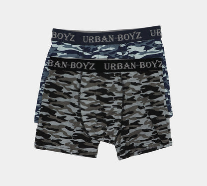 Urban-Boyz Camo Soft Cotton Boxer Shorts