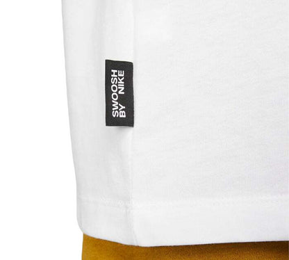 Nike Big Swoosh Tee White UK S- 2XL