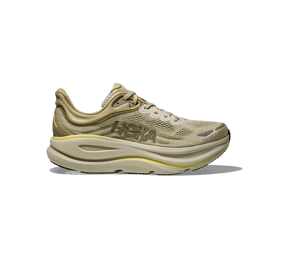 Hoka Mens Bondi 9 Grassland/Oyster Mushroom UK 7-11