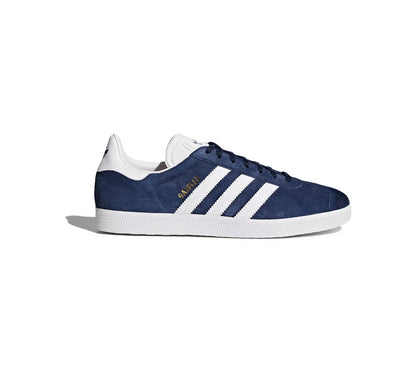 Adidas Gazelle Trainers Collegiate Navy/White/Gold Metallic UK 9