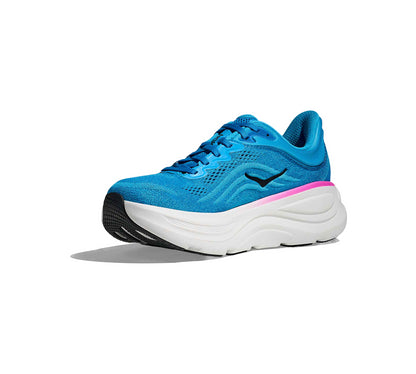 Hoka Womens Bondi 9 Skyward Blue/Neon fuchsia UK 4-8